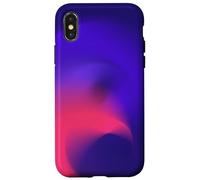 Cosmic Aura Case - Deep Violet and Magenta Energy Flow Carcasa para iPhone X/XS