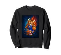 Cosmic Basketball Mascot Player Galaxy Space Graphic Sudadera