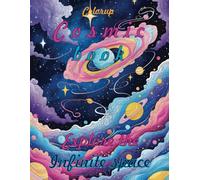 Cosmic book, Explore the Infinite space: coloring book for adults