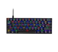 Cosmic Byte CB-GK-32 Themis 61 Key Mechanical per-Key RGB Gaming Keyboard with Outemu Red Switches and Software | Adjustable Backlight | Lighting Effects | Gaming Keyboards | Detachable Cable