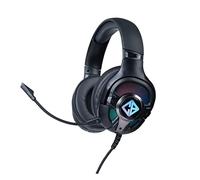 Cosmic Byte Oberon 7.1 RGB Dual Input Gaming Headset - USB and 3.5mm Jack, Detachable Microphone | 90° Rotatable Ear Cups | Material-Plastic | Adjustable Headband | Dual Input Headset | Headphone