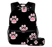 Cosmic Cats - Juego de mochila escolar y estuche para lápices para adolescentes, niñas, niños, mochila ligera de viaje, Multicolor 11, Talla única