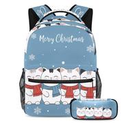Cosmic Cats - Juego de mochila escolar y estuche para lápices para adolescentes, niñas, niños, mochila ligera de viaje, Multicolor 15., Talla única