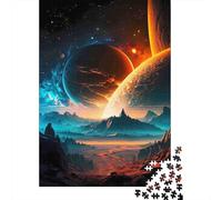 Cosmic Collision Rompecabezas Dual Planets 1000 Piezas Papel Reciclado Adultos Y Mayores De 12 Años Rompecabezas Divertido Regalo Y Actividad En Casa 52x38cm/1000pcs