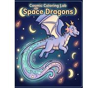 Cosmic Coloring Lab: Space Dragons Coloring Book for Kids and Adults - Cute Celestial Dragons, Magical Space Creatures, and Easy Relaxing Fantasy ... Celestial Creatures Magical Cosmic Scene