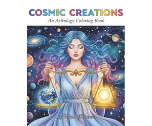 Cosmic Creations: Astrology & Zodiac Coloring Book for Adults and Teens - 24 Celestial Designs Featuring All 12 Star Signs for Relaxation and Inspiration