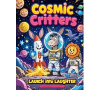 Cosmic Critters Vol 1: Launch into Laughter, 50 Space-Themed Animal Coloring Pages for Kids Ages 4-14 | Funny Animal Astronauts, Stars, Rockets & More ... Critters: Adventures in the Animal Galaxy)