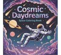 Cosmic Daydreams: Space Coloring Book for Adults Featuring Whimsical Astronauts, Dreamy Galaxies, and Peaceful Cosmic Scenes for Relaxation and Mindfulness (Groovy & Psychedelic Coloring)
