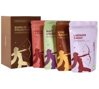 Cosmic Dealer - Queen of Cacao Collection - Gift box with 4 Cacaos - Aperitivos saludables 480 g