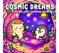 Cosmic Dreams: Cute and Cozy Coloring Book for Adults Featuring Dreamy Cosmic Critter Designs for Relaxation (Comfy Cozy Coloring Books)