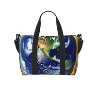 Cosmic Earth - Bolsa de viaje para hombre y mujer, material duradero y diseño elegante, adecuada para viajes de negocios y ocio.