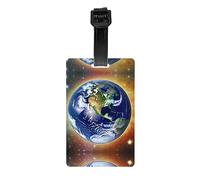 Cosmic Earth - Etiquetas de equipaje para bolsas de golf, bolsas de gimnasio, maletas, etc.
