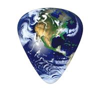 Cosmic Earth - Juego de 12 púas para guitarra, incluye 3 grosores de púas para guitarras acústicas, ukeleles y más.