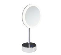 COSMIC - Espejo de Aumento LED Baño | Acabado Cromo - Ideal para Baños, Lavabos y Aseos | Medidas 24,8 x 39,2 x 12,5 cm