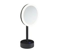 COSMIC - Espejo de Aumento Led Baño | Acabado Negro Mate - Ideal para Baños, Lavabos y Aseos | Medidas 24,8 x 39,2 x 12,5 cm