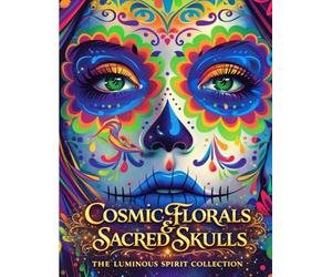 Cosmic Florals and Sacred Skulls: The Luminous Collection: A Vibrant Adult Coloring Book with Sugar Skull Designs, Psychedelic Florals, Mandala ... Art (The Luminous Spirit Collection)