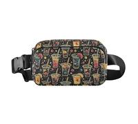 Cosmic Galaxy Drink - Riñonera para mujeres y hombres, resistente al agua, con correa ajustable para viajes, compras, correr, Bebida Cosmic Galaxy, 1 size