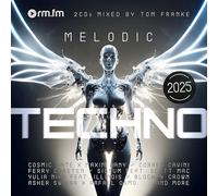 CD Melodic Techno 2025 De Varios Artistas 2CDs Mezclado Por Tom Franke