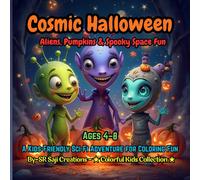 Cosmic Halloween: Aliens, Pumpkins & Spooky Space Fun: Kids-Friendly Sci-Fi Adventure for Coloring Fun - Perfect for Ages 4-8