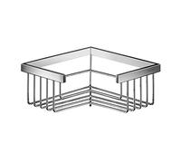 COSMIC - Jabonera Rejilla Rinconera Baño | Acabado Cromo - Fácil Instalación con Tornillos | Medidas 20 x 20 x 8,7 cm