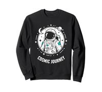 Cosmic Journey Astronaut Space Explorer Fitness Gym Gráfico Sudadera