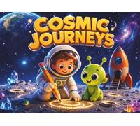 Cosmic Journeys: Space Coloring Book for Kids Ages 4-8 | 50 Cute Illustrations | Astronauts, Aliens, Rockets & Planets | Single-Sided Pages for Boys & Girls