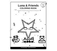 Cosmic Kids Club: Luna & Friends Coloring Book: Fun Coloring Adventures with Luna, Puffington, Moon Bear & Friends for Ages 3-8 (Cosmic Kids Club: Coloring Book)