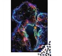 Cosmic Kiss Rompecabezas Aurora Love 1000 Piezas Papel Reciclado para Mujeres, Regalos para Hombres Rompecabezas Juego Educativo para Relajarse 70x50cm/1000pcs