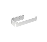 Cosmic Lineb+ Portarrollos de Papel Higiénico Sin Tapa para el Baño de Diseño Cuadrado y Contemporáneo. Soporte Colgador de Papel para WC Fabricado en Metal. Accesorio para Aseo de Color Cromo