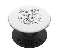 Cosmic Lizard Explorer Planetas Estrellas Universo Diseño PopSockets PopGrip Adhesivo
