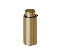 COSMIC Logic Dispensador de Jabón para Baño de Diseño Elegante y Circular. Dosificador de Encimera para Aseo y Cocina de Acero Inoxidable. Accesorio Recargable de 200 Ml en Color Oro Mate