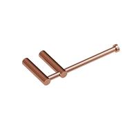 COSMIC Logic Portarrollos de Papel Higiénico Sin Tapa para el Baño de Diseño Circular y Minimalista. Soporte de Papel para WC de Acero Inoxidable. Accesorio para Aseo de Color Cobre Mate