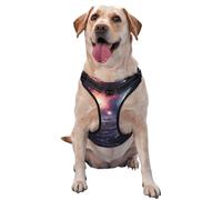 Cosmic Particle - Chaleco de tracción para mascotas, estampado XL, adecuado para pasear perros, senderismo y aventuras al aire libre