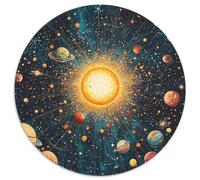 Cosmic Planets 1000 Pieces Jigsaw Puzzles For Adults Challenging Game Stress Relieving Entertainment Cultivate The Spirit of Teamwork for Men, Women, Elders, Seniors 1000pcs (67.5x67.5cm)