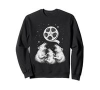 Cosmic Rat Choir Under Film Reel Moon Cinema Sudadera