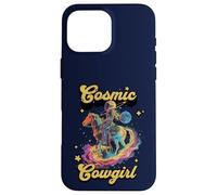 Cosmic Rodeo Howdy Western Retro Lindo Cowboy Cowgirl Espacio Carcasa para iPhone 16 Pro MAX