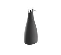 COSMIC Saku Dispensador de Jabón para Baño de Diseño Minimalista Fabricado en Acrílico y Cristal. Dosificador de Encimera para Aseo y Cocina. Accesorio Recargable de 300 ml en Color Negro Mate