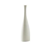 COSMIC Saku Escobilla de Baño Minimalista de Estilo Nordico Fabricada en Plástico y Resina. Escobillero de Suelo para WC en Color Blanco Marfil