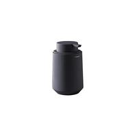 COSMIC Saona Dispensador de Jabón para Baño de Diseño Elegante Fabricado en Resina. Dosificador de Encimera para Aseo y Cocina de Tacto Suave. Accesorio Recargable de 350 ml en Color Negro