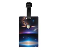 Cosmic Saturn - Etiquetas de equipaje para bolsas de golf, bolsas de gimnasio, maletas, etc.