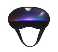 Cosmic Saturn - Máscara opaca para dormir, poliéster suave, antiluz, elegante, adecuada para hombres y mujeres, para el trabajo diario y viajes al aire libre.