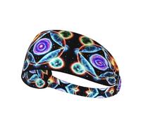 Cosmic Stars - Diadema deportiva elástica transpirable y absorbe el sudor, adecuada para yoga, correr y fitness