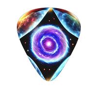 Cosmic Stars - Juego de 12 púas para guitarra acústica, bajo, guitarra eléctrica y mucho más.