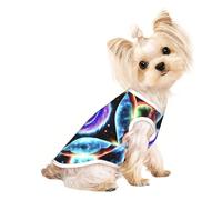 Cosmic Stars Pet - Camiseta transpirable sin mangas L para perros y gatos pequeños, suave, cómoda y elegante