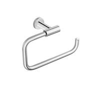 COSMIC WJC205A0071 Toallero de Aro Baño | Acabado Cromado | Fácil Instalación con Tornillos | Medidas 22,5 x 85 x 12 cm, Zamak e INOX, Cromo