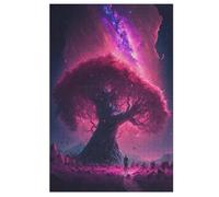 Cosmic Tree of Life Puzzles Adultos 1000 piezas rompecabezas adulto juego educativo Challenge juguete de madera para niños (78×53cm)