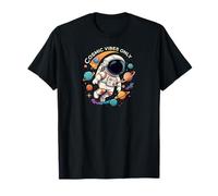 Cosmic Vibes Only Astronaut Space Planets Design Camiseta