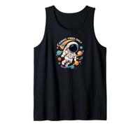Cosmic Vibes Only Astronaut Space Planets Design Camiseta sin Mangas