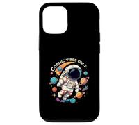 Cosmic Vibes Only Astronaut Space Planets Design Carcasa para iPhone 12/12 Pro