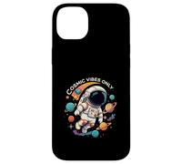 Cosmic Vibes Only Astronaut Space Planets Design Carcasa para iPhone 14 Plus